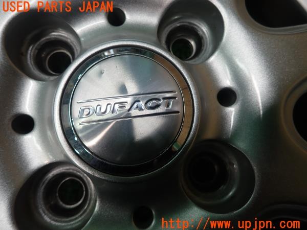 3UPJ=28650915]サクラ(B6AW KE0型)DUNLOP ダンロップ DUFACT 14インチタイヤホイール 14×4.5J +45 PCD100 4穴 4本 中古_m4