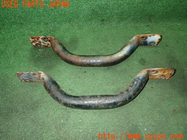 3UPJ=28680640]三菱ジープ(J53)社外 アシストグリップ グラブバー リフティングバー サイドリフティングハンドル ハンドル 中古_m0