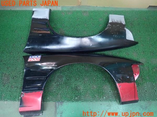 3UPJ=28720049]180SX タイプR(RPS13(改))中期 社外 フロントワイドフェンダー オーバーフェンダー 中古_m0