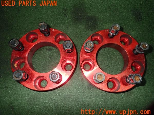 3UPJ=28720971]180SX タイプR(RPS13(改))中期 社外 ワイドトレッドスペーサー 30mm PCD114.3 5穴 M12×P1.25 中古_m0