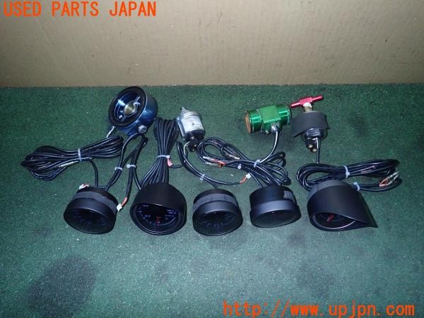 3UPJ=28730500]フェアレディZ 300ZX 2シーター(Z32)前期 AUTO GAUGE オートゲージ 追加メーター 電圧 燃圧 油圧 油温 水温 60φ 中古_m0