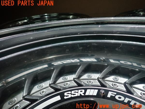 3UPJ=28730906]フェアレディZ 300ZX 2シーター(Z32)前期 SSR Formula AERO SPOKE ホイール 18×9.5J-26 12J-45 PCD114.3 5穴 4本 中古_m4