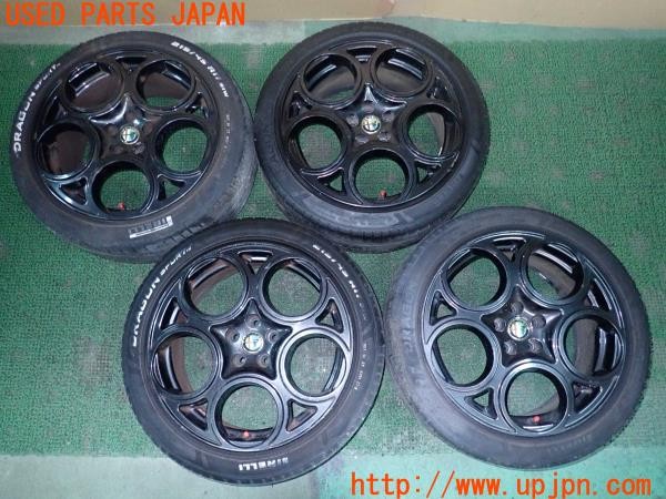 3UPJ=28790918]アルファロメオ 147 GTA(937AXL)純正 SPEEDLINE SL1743 ホイール 17×7.5J +35 PCD98 5穴 4本 中古_m0