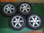 3UPJ=28860919]ボルボ XC40 B4 AWD Rデザイン(XB420TXCM)TECMAG テクマグ ホイール 18×7.5J +55? PCD108 5穴 4本 中古_s0