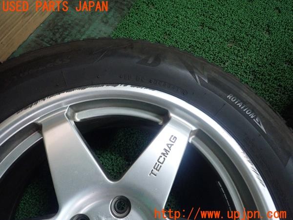 3UPJ=28860919]ボルボ XC40 B4 AWD Rデザイン(XB420TXCM)TECMAG テクマグ ホイール 18×7.5J +55? PCD108 5穴 4本 中古_m2