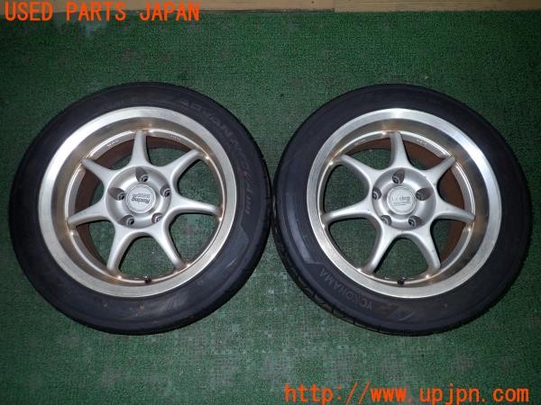 3UPJ=28900904]MR2 Gリミテッド(SW20 3型)ENKEI RACING エンケイ タイヤホイール 16×8JJ +38 PCD114.3 5穴 2本 中古_m0