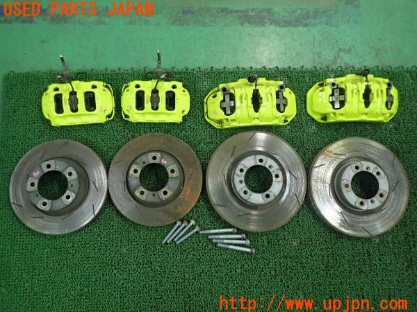 3UPJ=28910302]ポルシェ パナメーラ SE-ハイブリッド(970CGEA)純正 brembo ブレンボ キャリパーローターセット 中古_m0