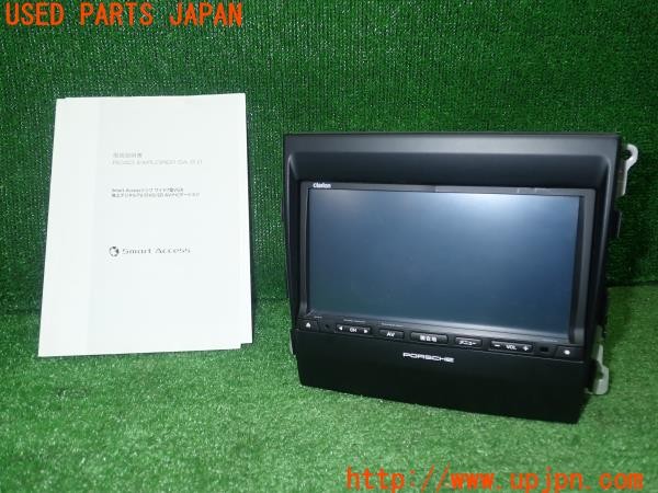 3UPJ=28910506]ポルシェ パナメーラ SE-ハイブリッド(970CGEA)純正 clarion クラリオン NAV 6PJ 642 0D SDナビ 2016年度版 中古_m0