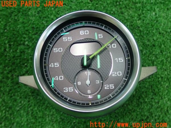 3UPJ=28910581]ポルシェ パナメーラ SE-ハイブリッド(970CGEA)純正 07-09603-0100 スポーツクロノメーター ストップウォッチ 時計 中古_m0