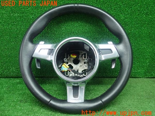 3UPJ=28910617]ポルシェ パナメーラ SE-ハイブリッド(970CGEA)純正 ステアリング 中古_m0