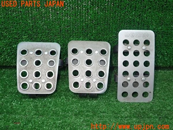 3UPJ=28950630]ビート バージョンＦ(PP1)前期 DCGNO アルミ ペダルカバー 中古_m0