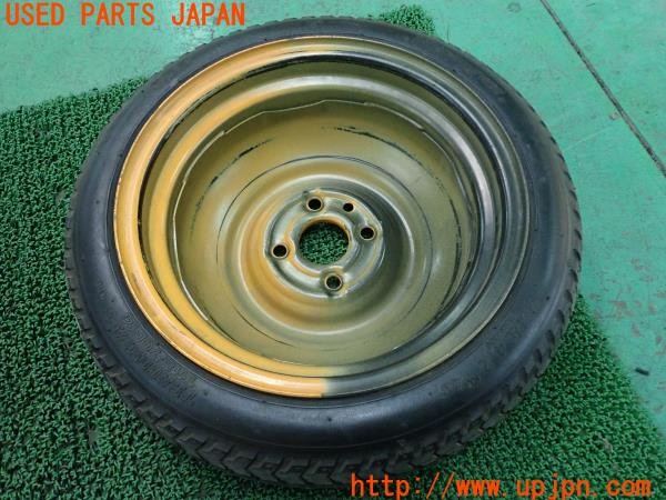 3UPJ=28950964]ビート バージョンＦ(PP1)前期 スペアタイヤ 14X4T PCD100 4穴 テンパータイヤ 中古_m2