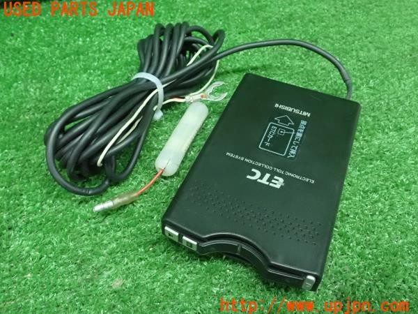 3UPJ=29020503]ランクルプラド(KDJ95W)後期 三菱電機 ミツビシ EP-9U43 ETC車載器 中古_m0