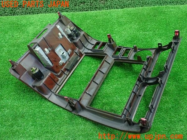 3UPJ=29020622]ランクルプラド(KDJ95W)後期 純正 55412-60140 木目調センターパネル オーディオパネル インパネ 中古_m3