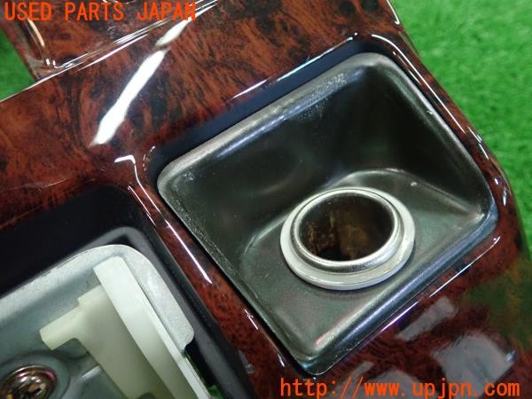 3UPJ=29020622]ランクルプラド(KDJ95W)後期 純正 55412-60140 木目調センターパネル オーディオパネル インパネ 中古_m4