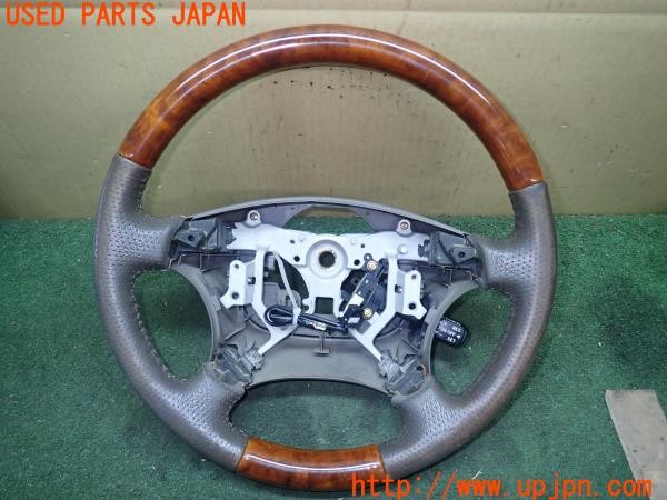 3UPJ=29030617]ランドクルーザー100(UZJ100W)中期 純正 ステアリング 中古_m0