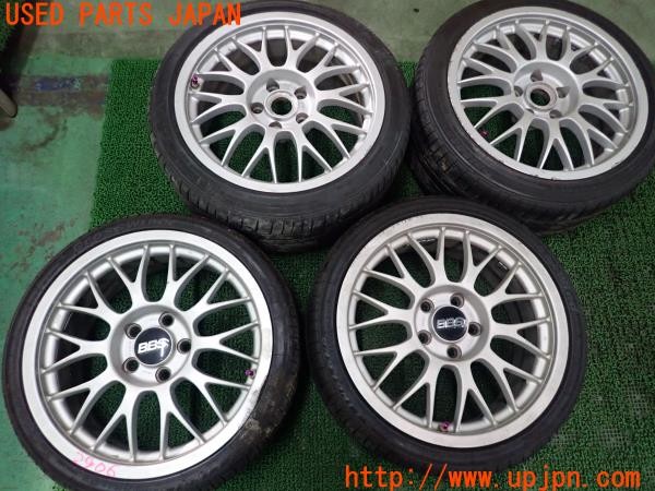3UPJ=29060918]MR2(SW20)後期 BBS RG224 RG225 ホイール 17×8J/9J +45 PCD114.3 5穴 4本 中古_m0
