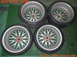 3UPJ=29060918]MR2(SW20)後期 BBS RG224 RG225 ホイール 17×8J/9J +45 PCD114.3 5穴 4本 中古_s1