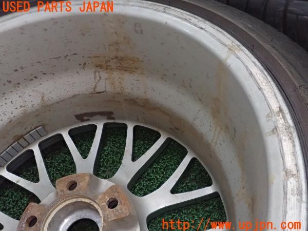 3UPJ=29060918]MR2(SW20)後期 BBS RG224 RG225 ホイール 17×8J/9J +45 PCD114.3 5穴 4本 中古_m4