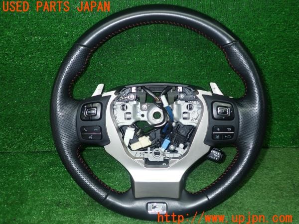 3UPJ=29070617]レクサス RC300h Fスポーツ(AVC10)純正 ステアリング 中古_m0