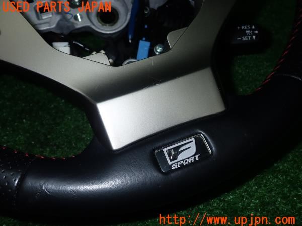 3UPJ=29070617]レクサス RC300h Fスポーツ(AVC10)純正 ステアリング 中古_m2