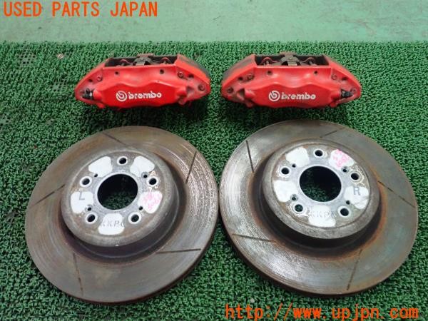 3UPJ=29090302]シビック タイプR(FD2)後期 純正 brembo ブレンボ フロント キャリパーローターセット 中古_m0
