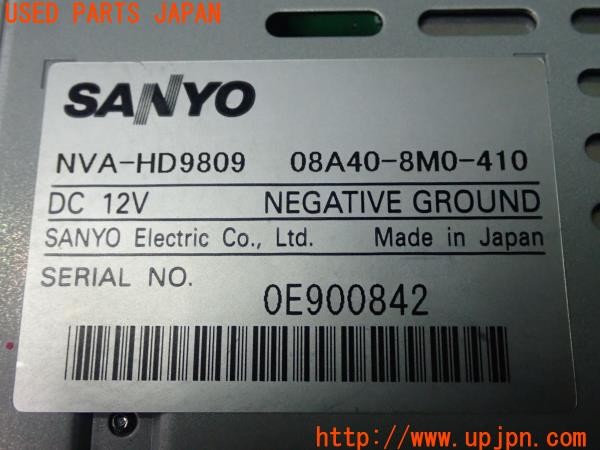 3UPJ=29090504]シビック タイプR(FD2)後期 純正 Gathers ギャザズ VXH-108VF/SANYO NVA-HD9809 08A40-8M0-410 HDDナビ 中古_m4