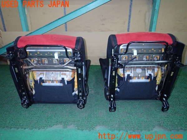 3UPJ=29100609]シビック タイプR(FD2)前期 純正 シートセット セミバケットシート 運転席 助手席 レール付き 中古_m2
