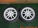 3UPJ=29100918]シビック タイプR(FD2)インテグラ純正？ ホイール① 17×7JJ +60 PCD114.3 5穴 2本 中古_s0