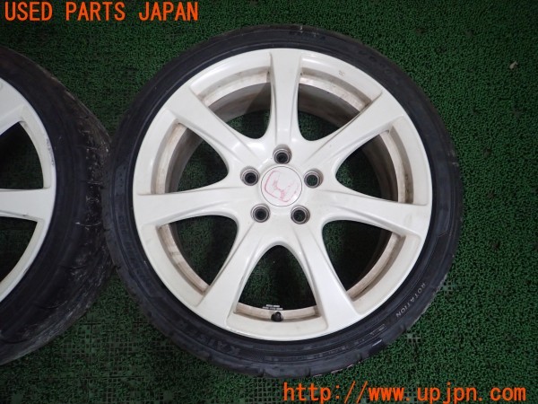 3UPJ=29100919]シビック タイプR(FD2)前期 純正 ホイール② 18×7.5J +60 PCD114.3 5穴 2本 中古_m2