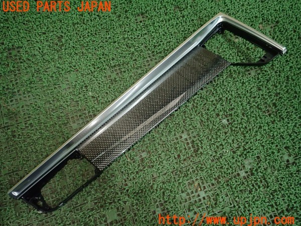 3UPJ=29170645]ポルシェ マカン ターボ(95BCTL 95B型)社外 エアコン吹き出し口パネル  カーボン調パネル インテアリアパネル 中古_m2