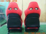 3UPJ=29190609]シビック タイプR(EP3)前期 純正 RECARO レカロ シートセット 運転席 助手席 中古_s1