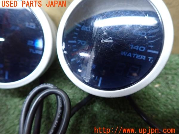 3UPJ=29370500]フェアレディZ 300ZXツインターボ 2by2 Tバールーフ(GCZ32)前期 Depo racing 追加メーター 水温・ブースト計 60φ 中古_m3