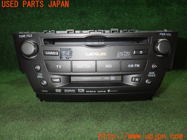 3UPJ=29460518]レクサス IS-F(USE20)純正 Mark Levinson マークレビンソン 86120-53280 CDプレーヤー オーディオユニット 難有 中古_m0