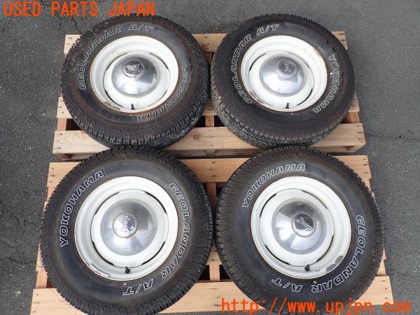 3UPJ=29560916]三菱 ジープ(J37)純正 ホイール 15×5.5K? +15? PCD139.7 5穴 4本 中古_m0