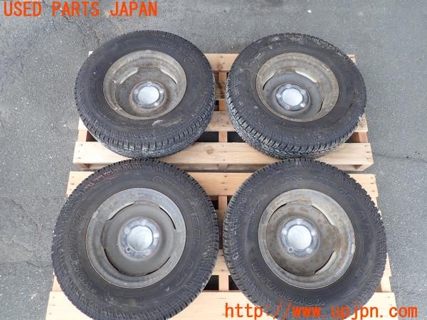 3UPJ=29560916]三菱 ジープ(J37)純正 ホイール 15×5.5K? +15? PCD139.7 5穴 4本 中古_m4