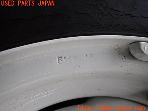 3UPJ=29560961]三菱 ジープ(J37)純正 ホイール スペアタイヤ 15×5.5K +15 PCD139.7 5穴 1本 中古_m3
