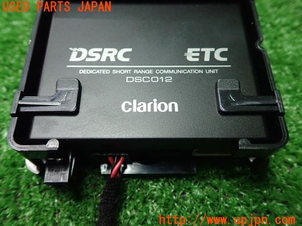 3UPJ=29570503]ポルシェ パナメーラ 4(970CWA)larion クラリオン DSC012 ETC車載器 難有 中古_m4