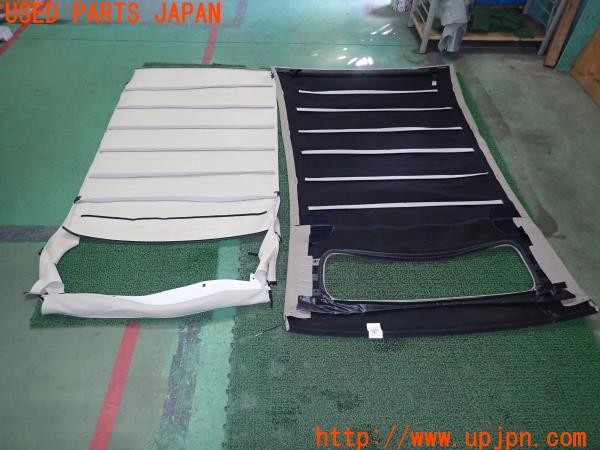 3UPJ=29580031]フィアット500C グランデ ブル(31212)純正 キャンバストップ ソフトトップ 骨/ガラス無し 中古_m1