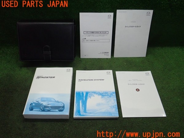 3UPJ=29660802]ロードスター(ND5RC)前期 取扱説明書 取説 車両マニュアル 中古_m0