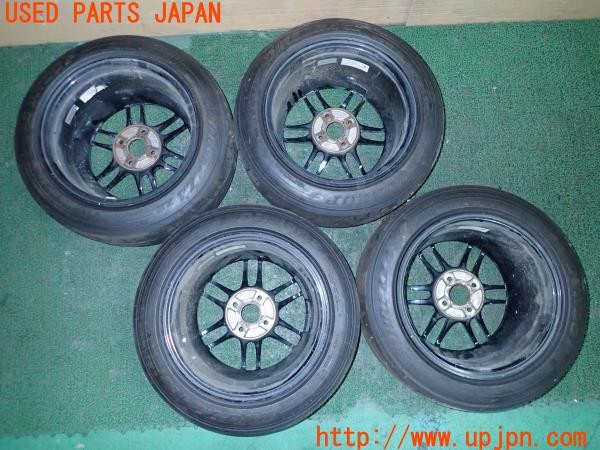 3UPJ=29770903]ENKEI エンケイ RSファクトリーステージ 195-Special RP-F1 タイヤホイール 15×8J +28 PCD100 4穴 4本 中古_m4