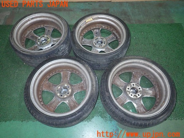 3UPJ=29850920]マセラティ ギブリ(MG30B M157)LOWENHART レーベンハート ホイール 19×8.5J +21 9.5J +18 PCD114.3 5穴 4本 中古_m4