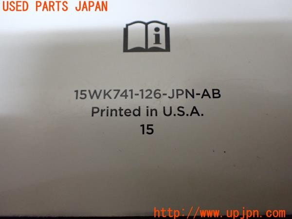 3UPJ=30000802]ジープ グランドチェロキー(WK36TA)取扱説明書 取説 車両マニュアル 中古_m4