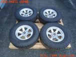 3UPJ=30060917]ランクルプラド(KDJ95W)後期 Weds ウェッズ KEELER キーラー タイヤホイール 16×7J +5 PCD139.7 6穴 サマータイヤ 4本 中古_s0