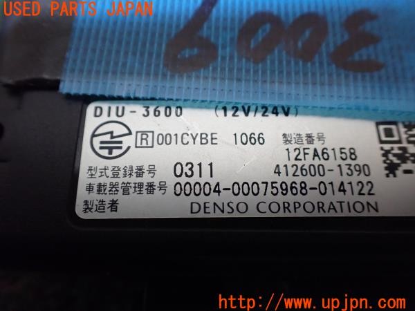 3UPJ=30090503]アルファロメオ 156 GTA(932AXB)DENSO デンソー DIU-3600 ETC車載器 中古_m4