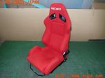 3UPJ=30090639]アルファロメオ 156 GTA(932AXB)RECARO レカロ SR-7 KK100 RD セミバケットシート レッド 運転席レール付き 中古_s0