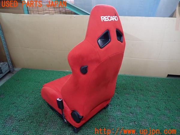 3UPJ=30090639]アルファロメオ 156 GTA(932AXB)RECARO レカロ SR-7 KK100 RD セミバケットシート レッド 運転席レール付き 中古_m2