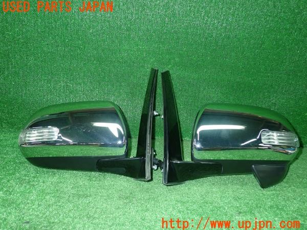 3UPJ=30170036]エスティマ(ACR50W)純正 KOITO 52-158 ドアミラー カバー付 左右 中古_m0