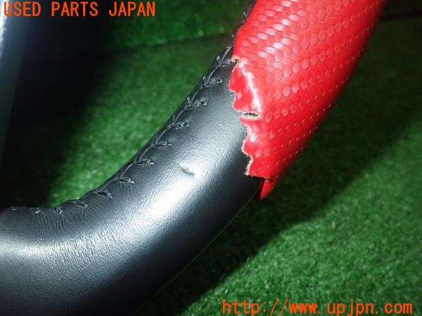 3UPJ=30190617]ハリアー ハイブリッド(AXUH80)純正 ステアリング 375mm 中古_m3