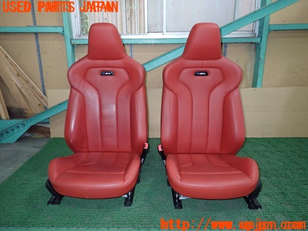3UPJ=30300609]BMW M4 クーペ(3C30 F82)純正 シートセット 運転席 助手席 レール付き 右ハンドル 中古_m0